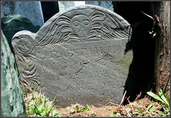 Headstone for Elizabeth Holyoke (1720/1721).
