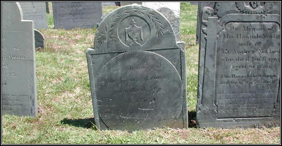Headstone for Mr. James Aborn (1803).