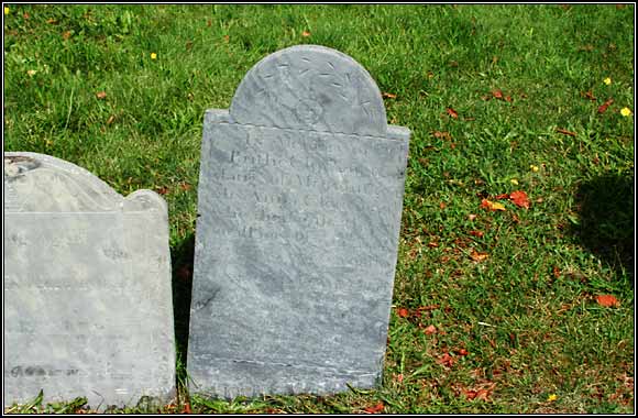Headstone for the four Stivens children.